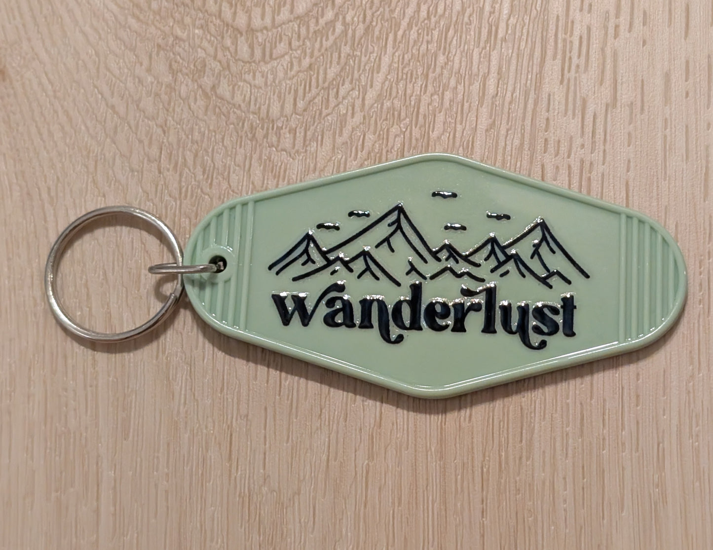 Wanderlust Motel Keychain