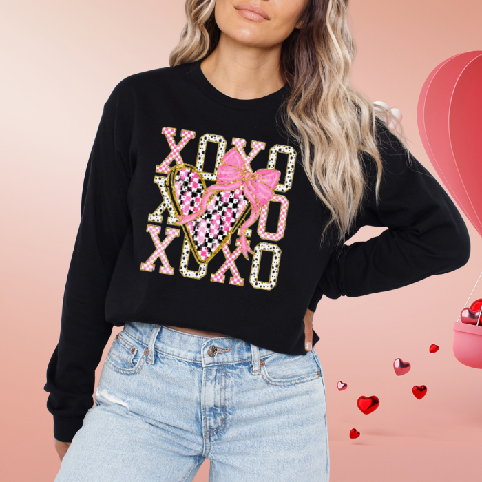 XOXO Gold Heart (Choose Your Style)
