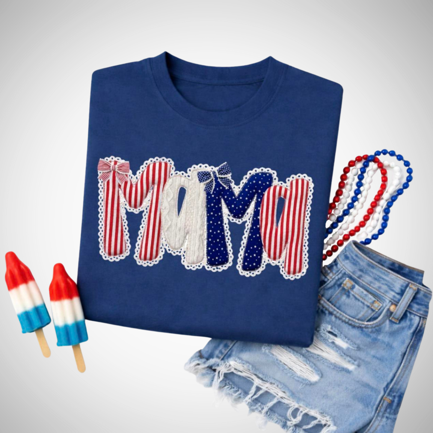 Patriotic Mama (Faux Yarn)