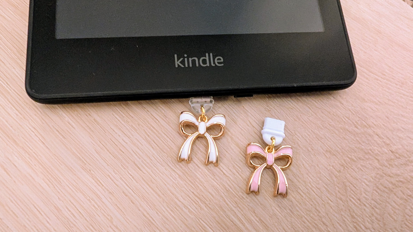 Chunky Bow Plug Charm