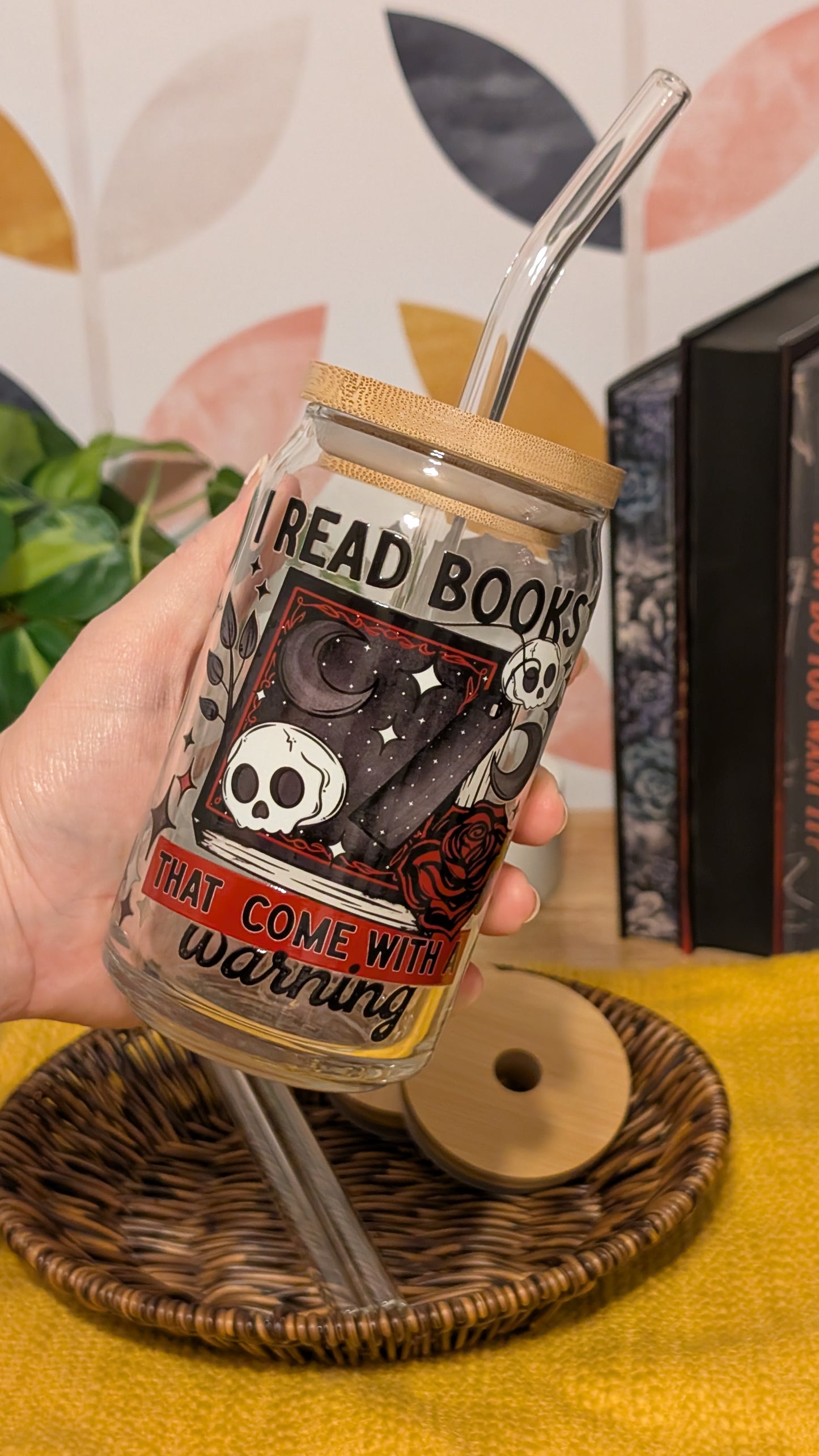 Trigger Warning Book 16oz Libbey