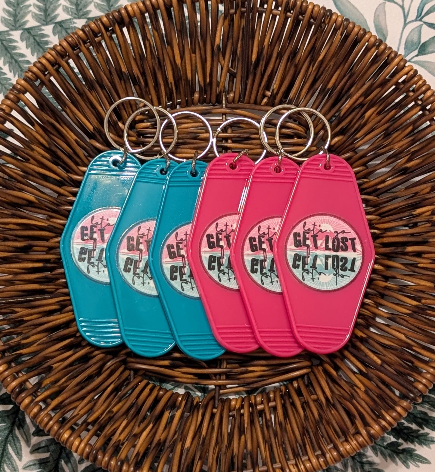 Get Lost Motel Keychain